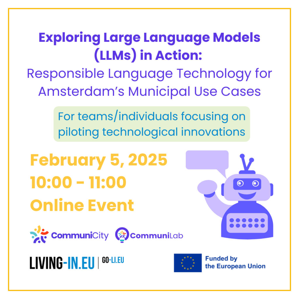 Exploring Large Language Models (LLMs) in Action - Responsible Language Technology for Amsterdam´s Municipal Use Cases